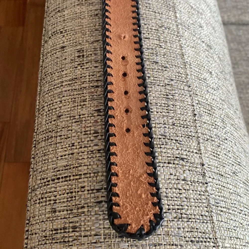 Snakeskin (?) handmade belt